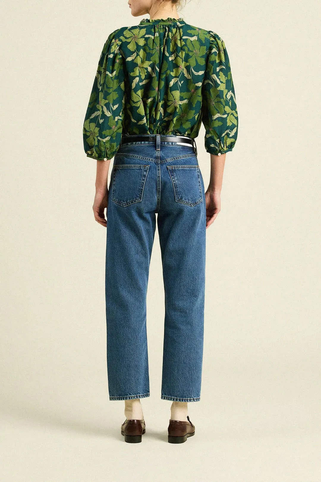 Orly Blouse Green Canopy sold by Trovata product image thumbnail 4