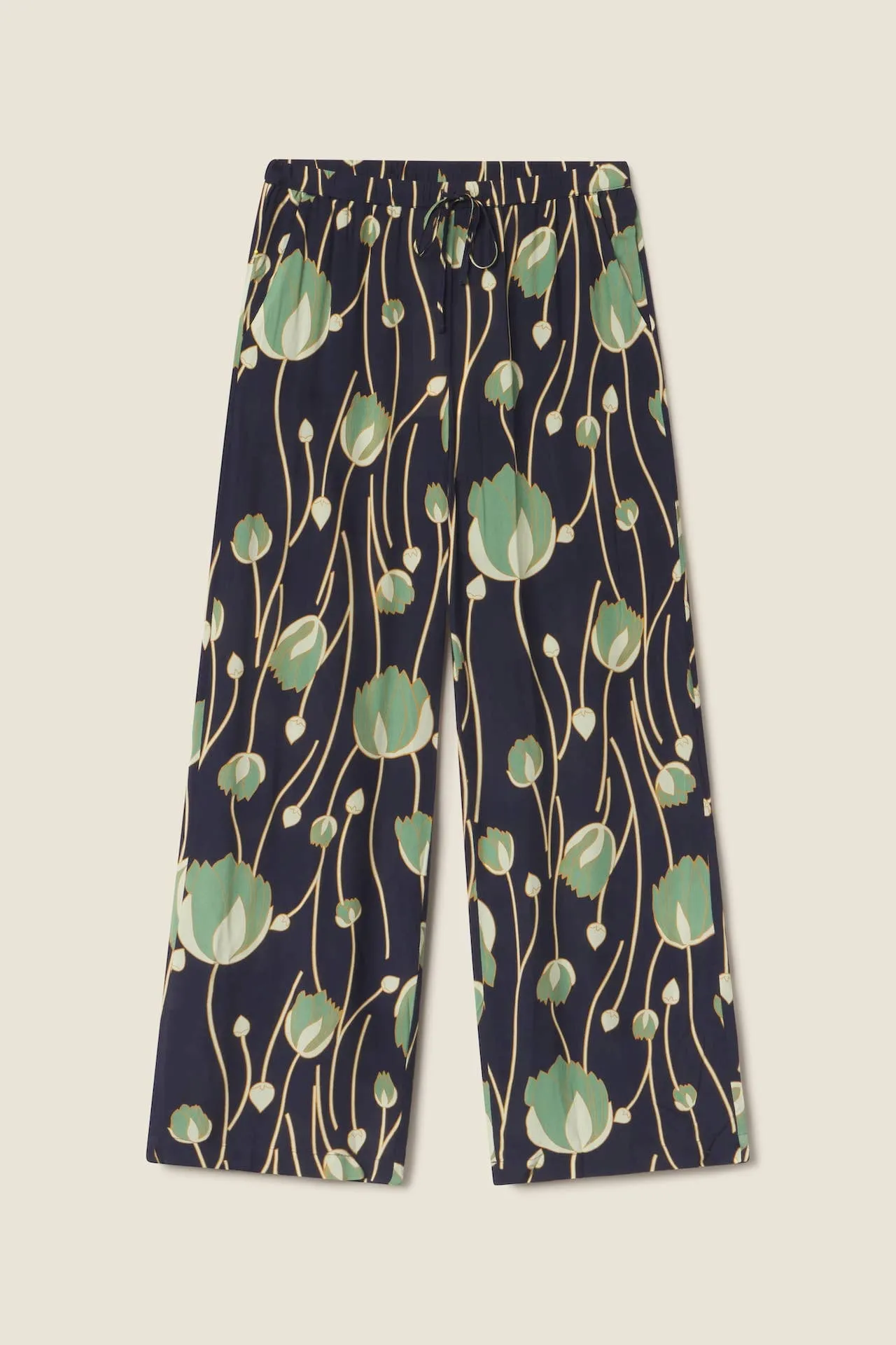 Vera Pant Jade Tulip sold by Trovata