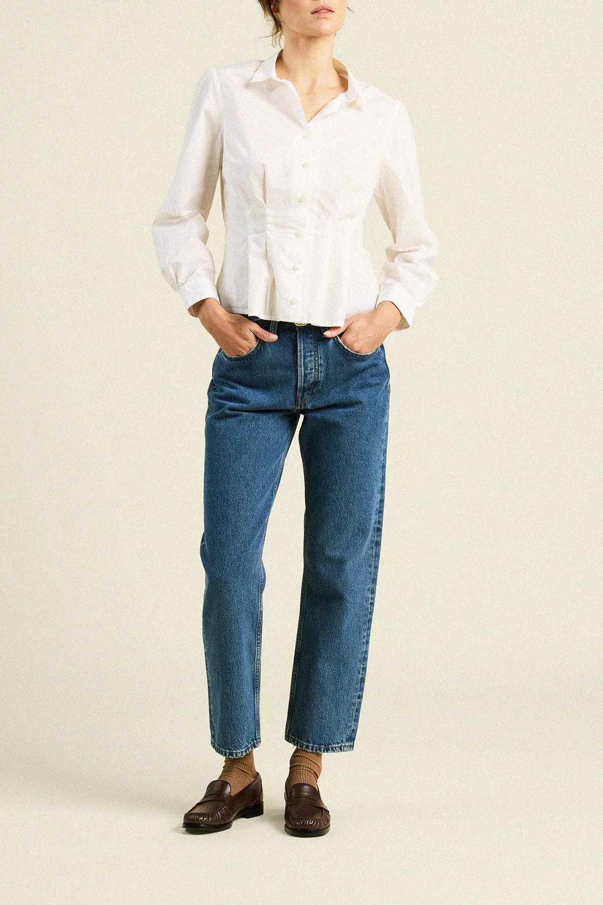 Valentina Blouse White sold by Trovata product image thumbnail 3