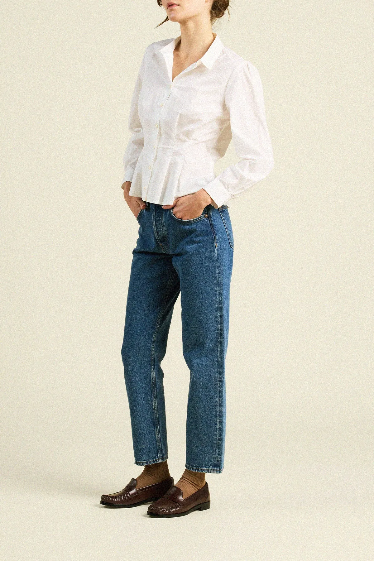Valentina Blouse White sold by Trovata product image thumbnail 4
