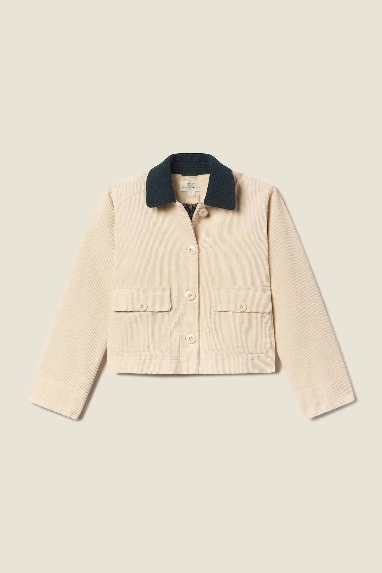 Atlas Jacket Oat sold by Trovata