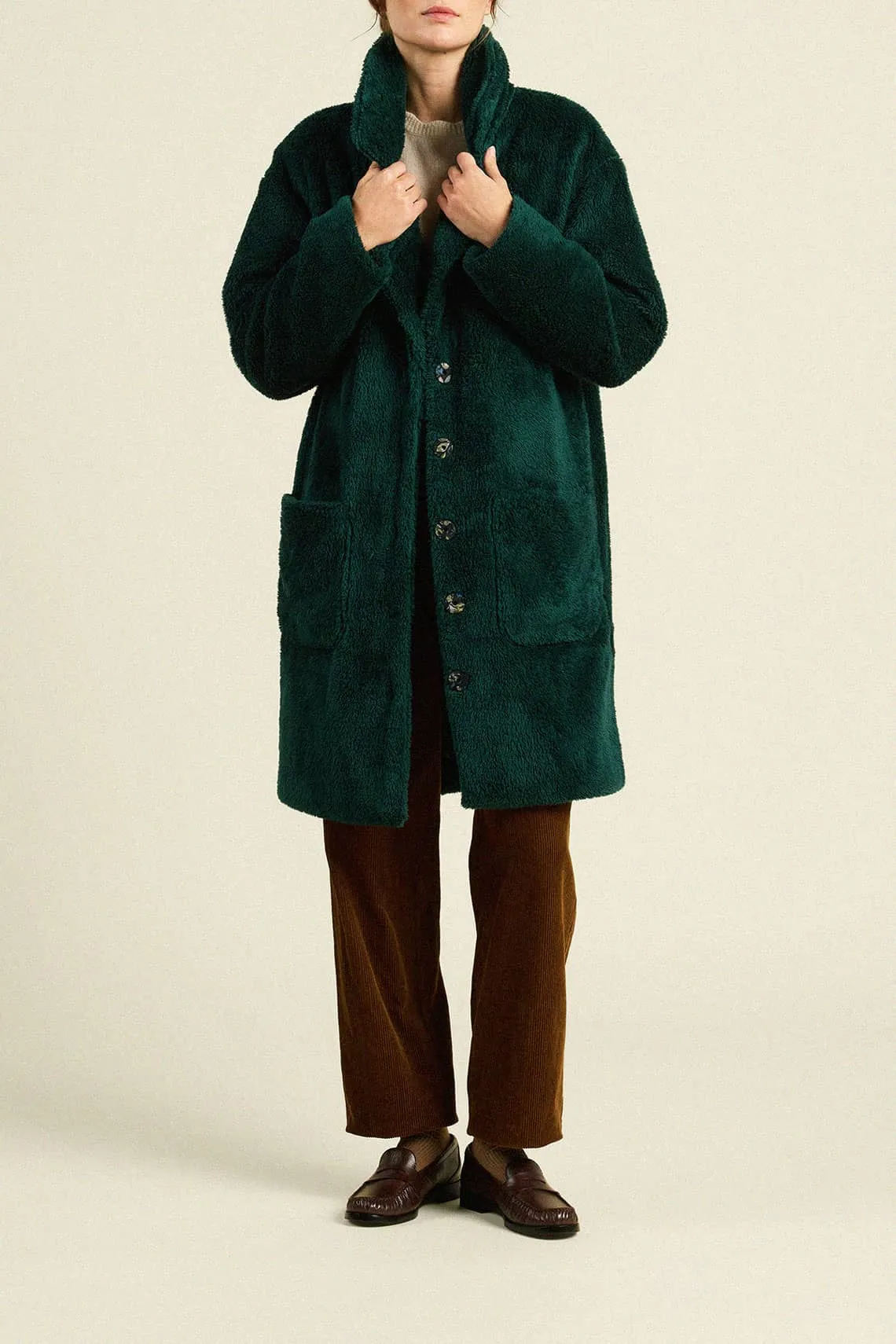 Obriana Coat Ponderosa Fleece sold by Trovata product image thumbnail 3
