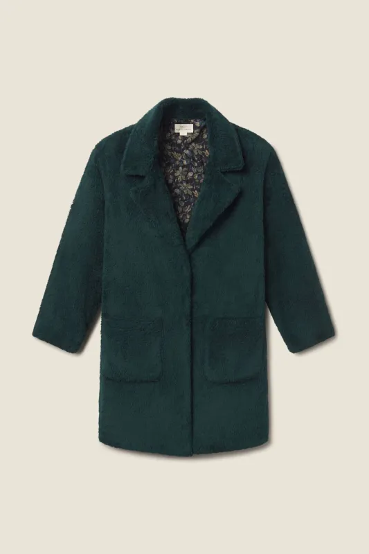 Obriana Coat Ponderosa Fleece sold by Trovata