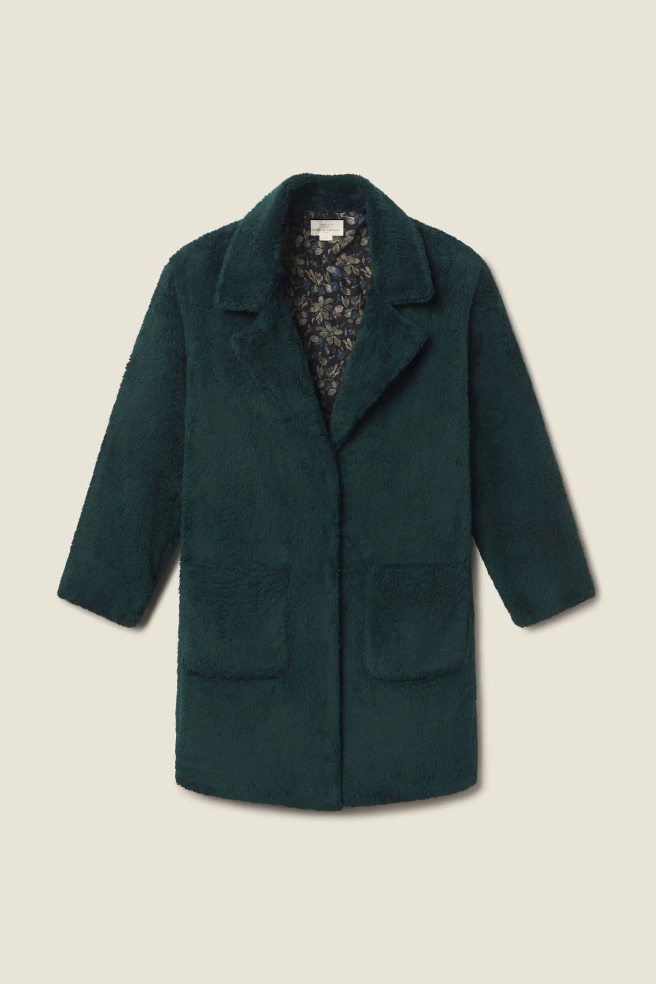 Obriana Coat Ponderosa Fleece sold by Trovata