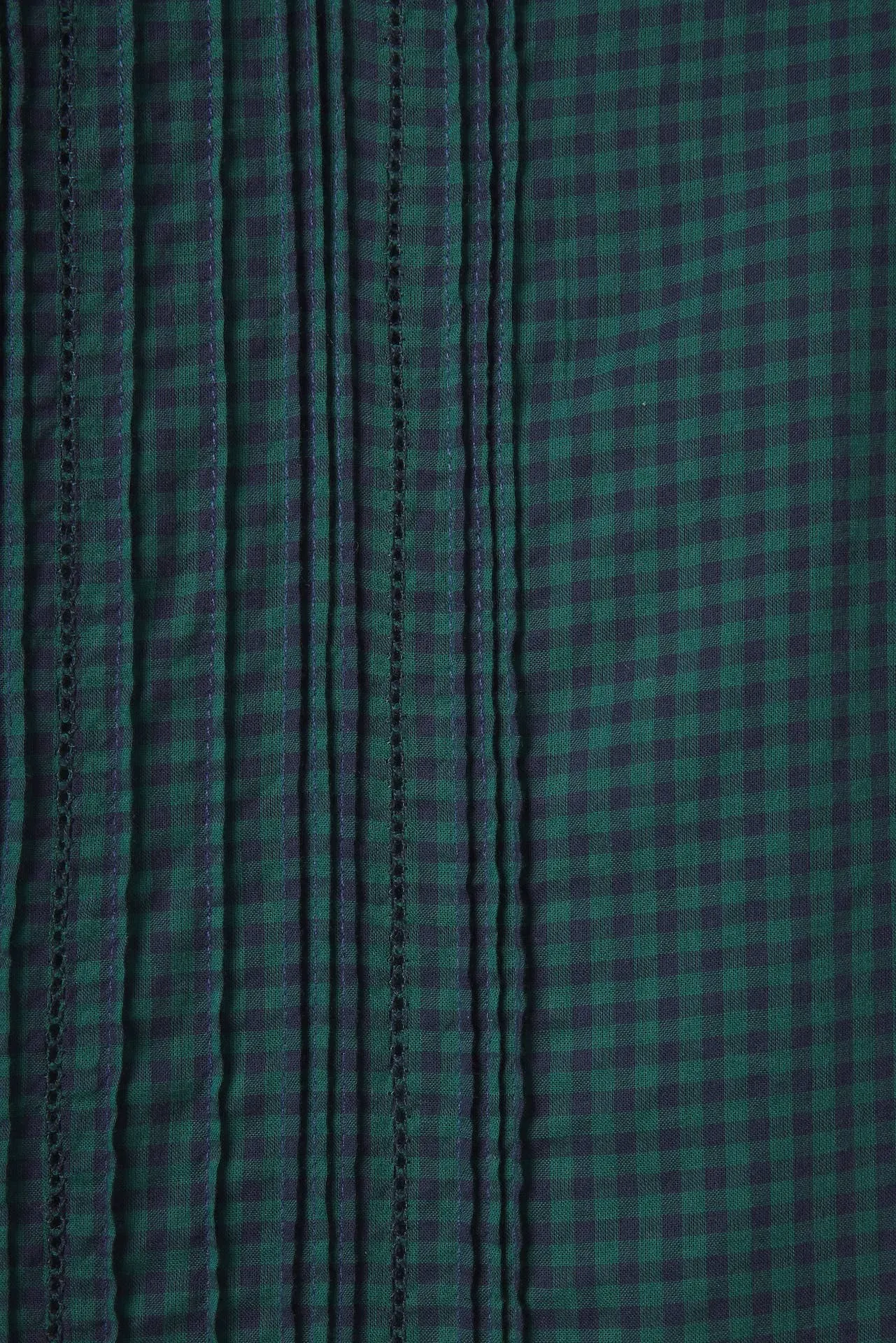 Alise Blouse Sea Pine Check sold by Trovata product image thumbnail 5