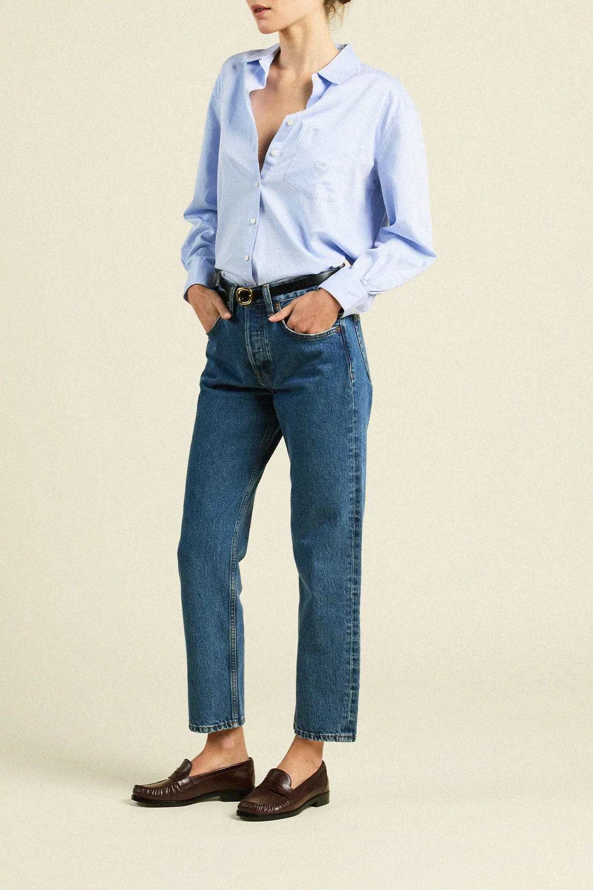Blake Oversized Shirt Light Blue sold by Trovata product image thumbnail 4