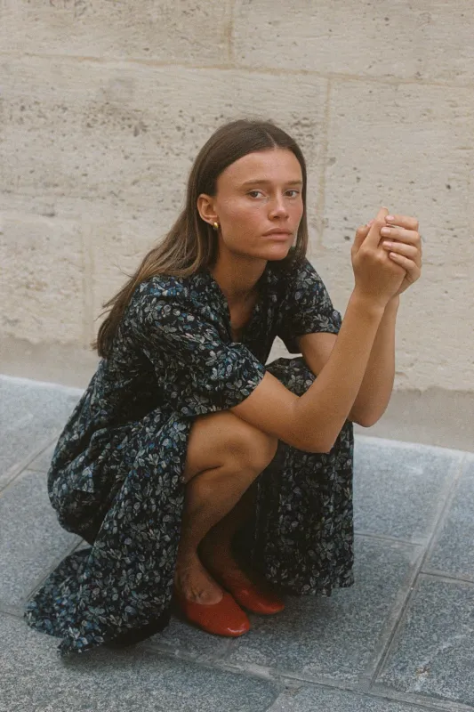 Martine Dress Orchard Frost made by Trovata