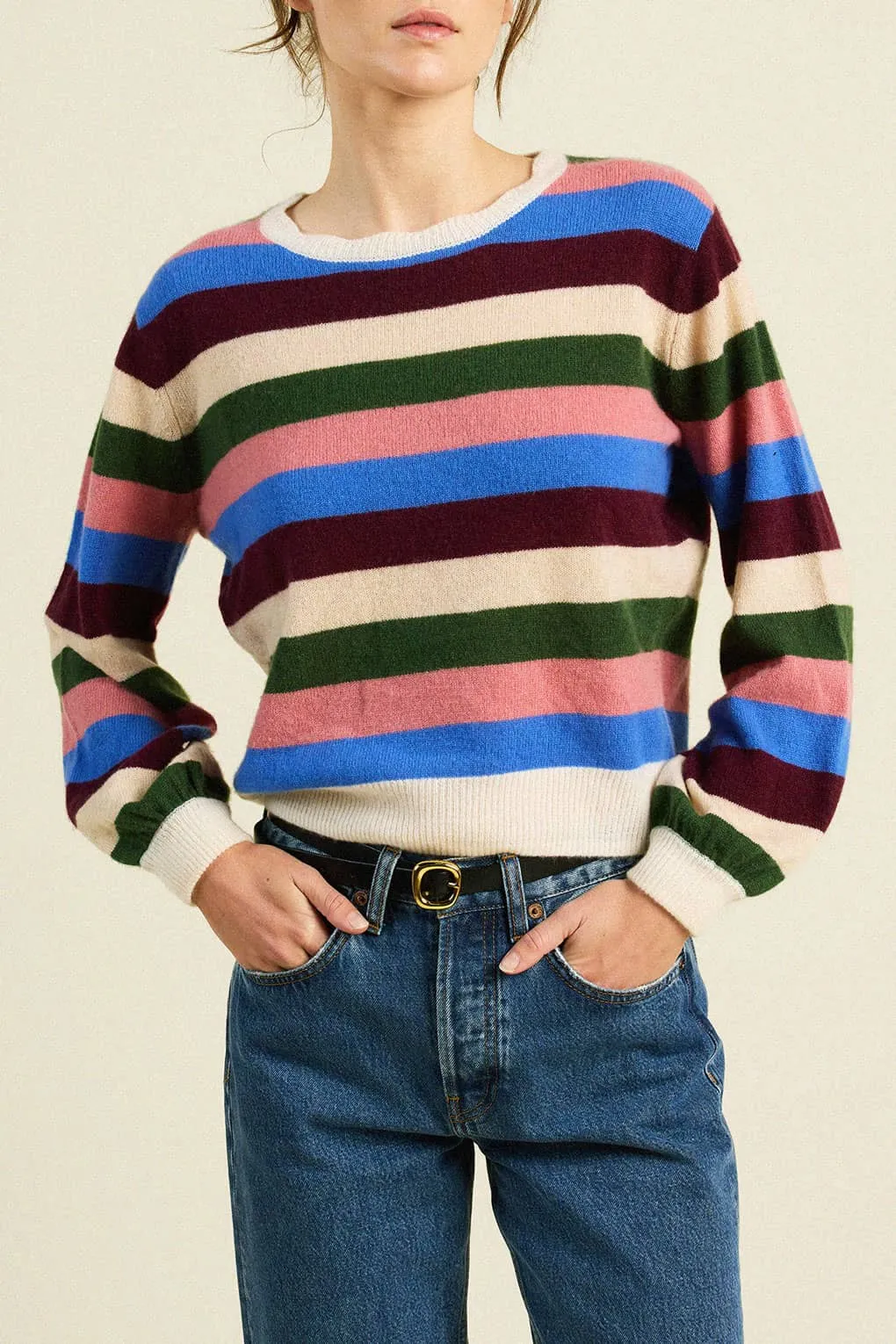 Ryann Sweater Multi Stripe sold by Trovata product image thumbnail 2