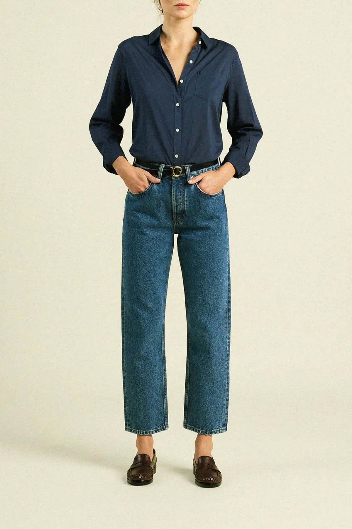 Grace Classic Shirt Navy sold by Trovata product image thumbnail 2