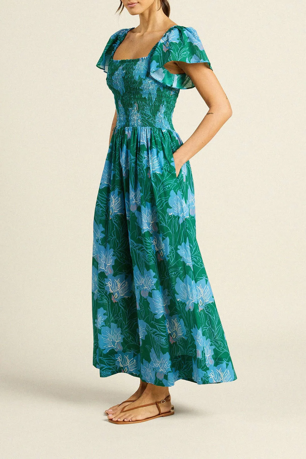 Esme Dress Blue Orchid sold by Trovata product image thumbnail 3