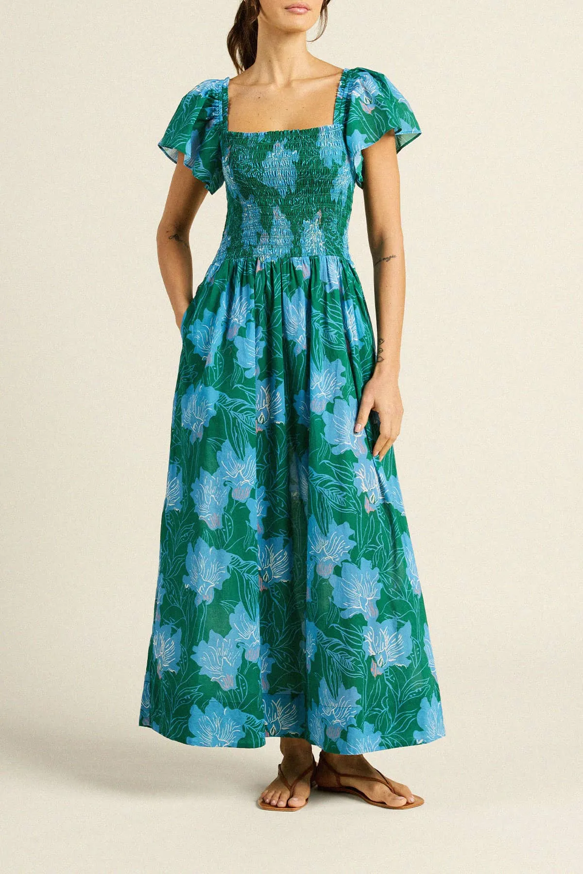 Esme Dress Blue Orchid sold by Trovata product image thumbnail 2