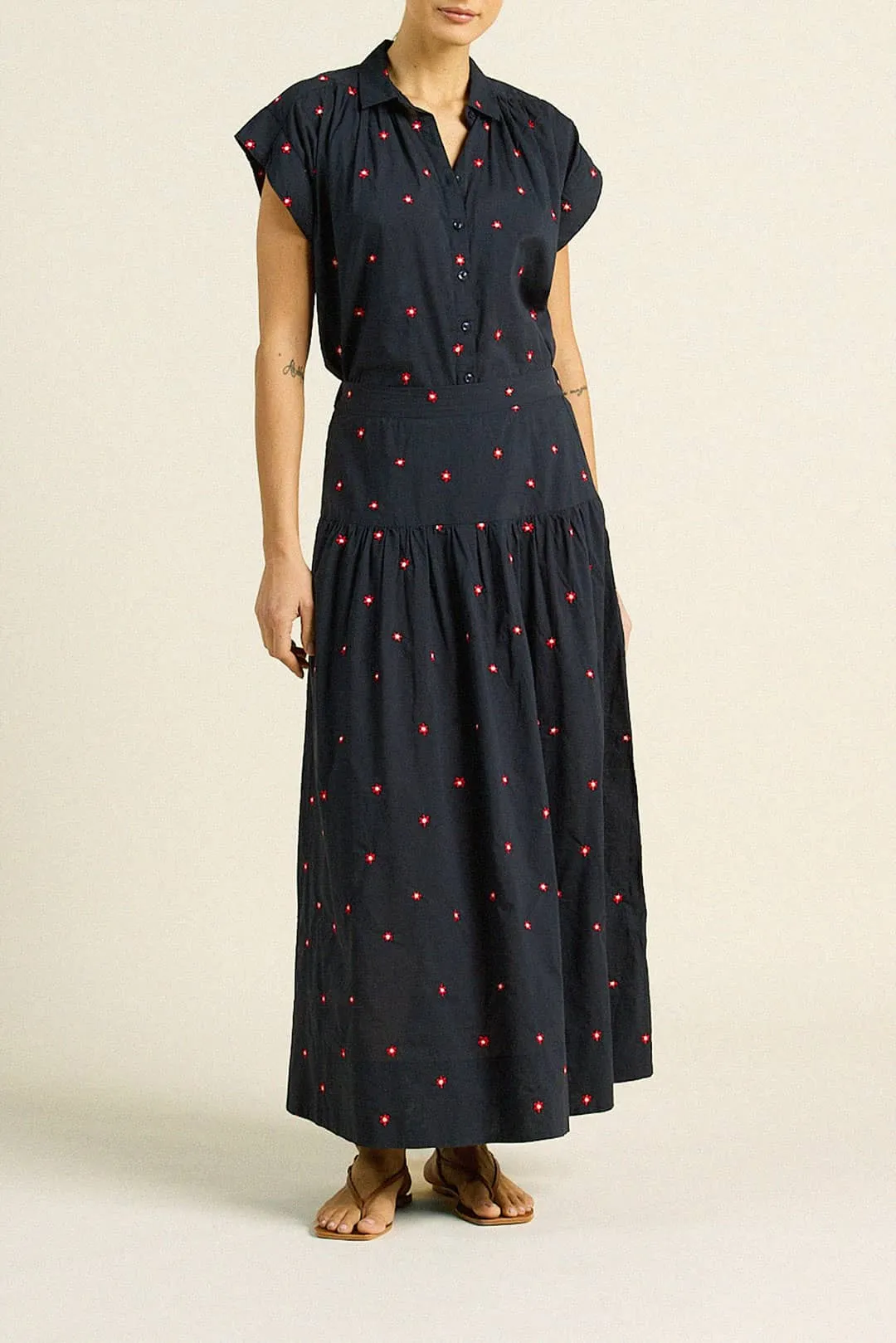 Lydia Skirt Daisy Dot sold by Trovata product image thumbnail 5