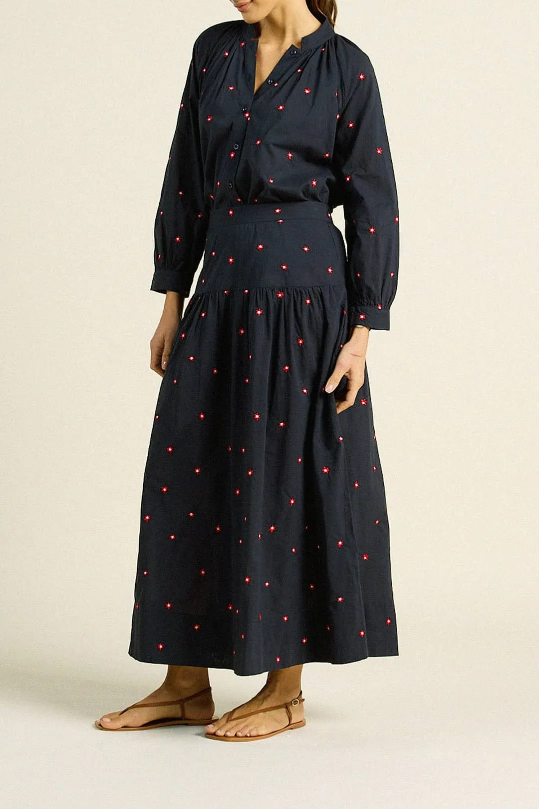 Lydia Skirt Daisy Dot sold by Trovata product image thumbnail 4