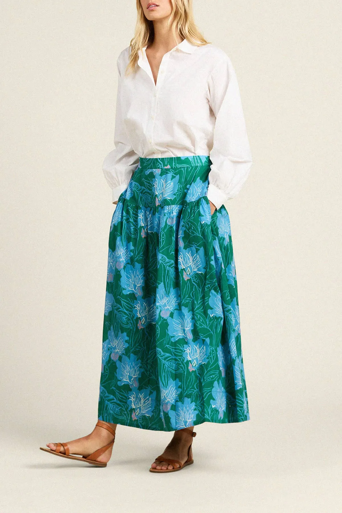 Lydia Skirt Blue Orchid sold by Trovata product image thumbnail 4