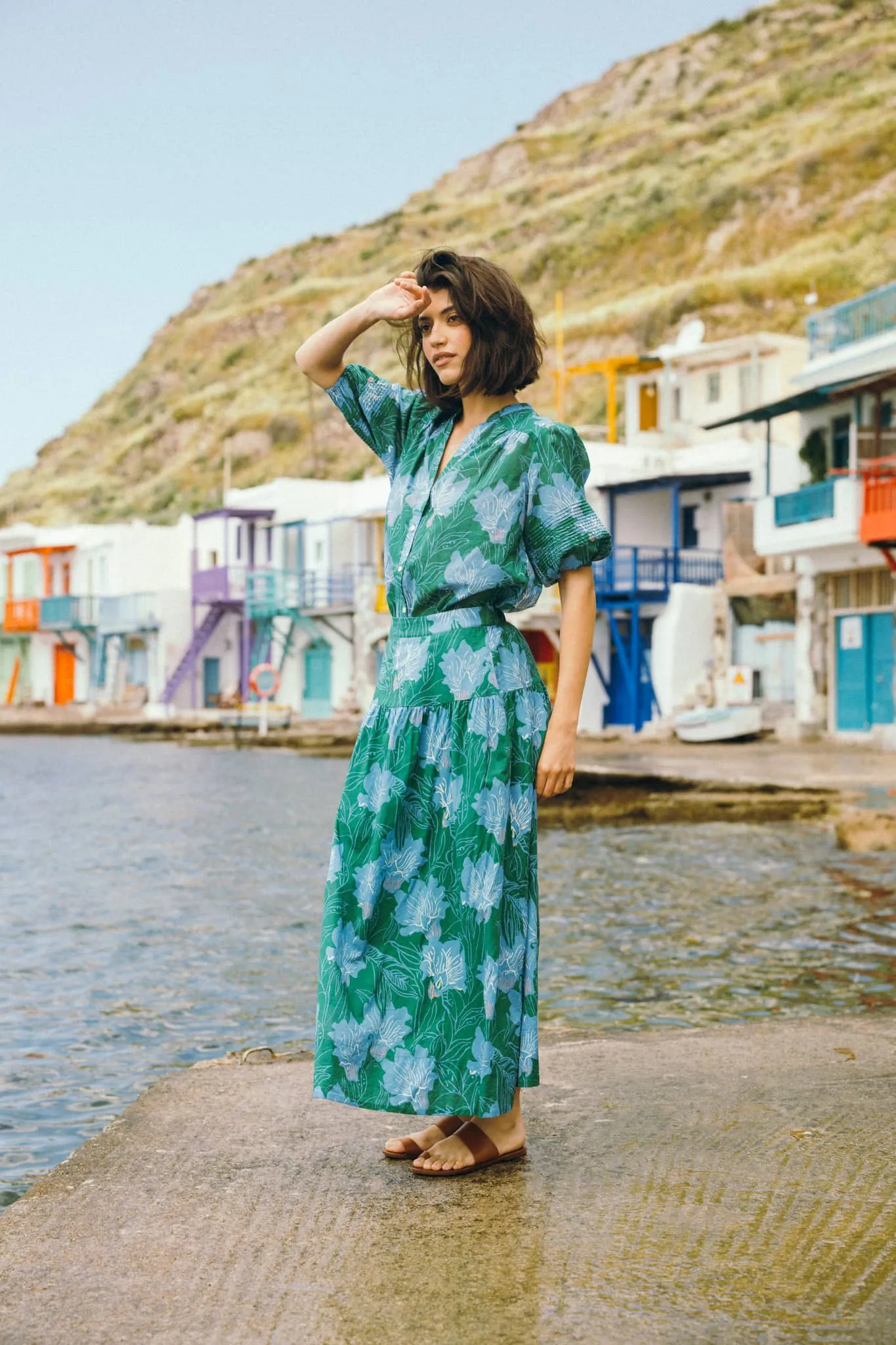 Lydia Skirt Blue Orchid sold by Trovata product image thumbnail 2