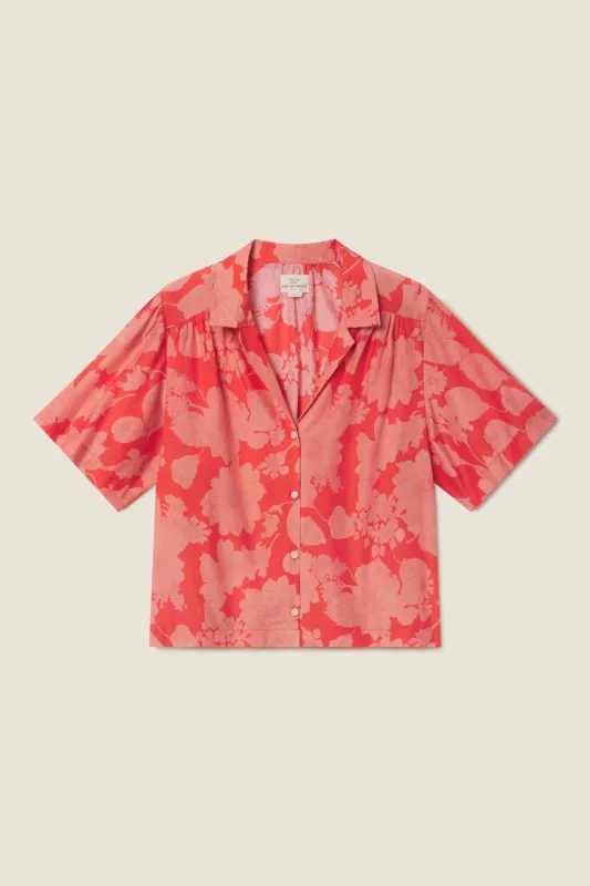 Helene Blouse Roseglow sold by Trovata