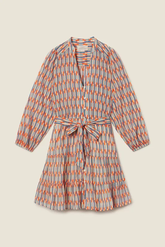 Celeste Dress Retro Grid sold by Trovata