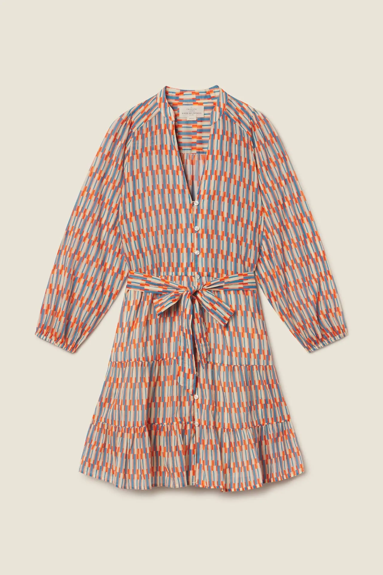 Celeste Dress Retro Grid sold by Trovata