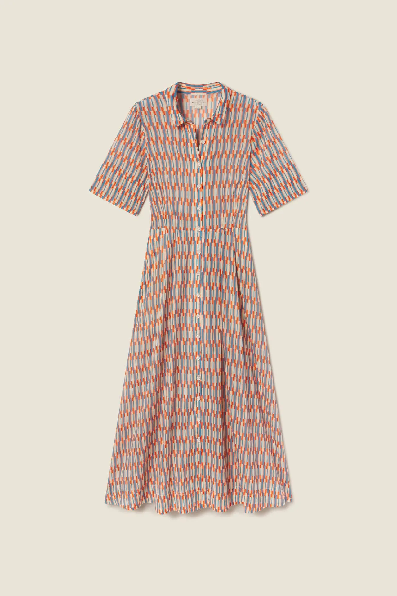 Aster Dress Retro Grid sold by Trovata