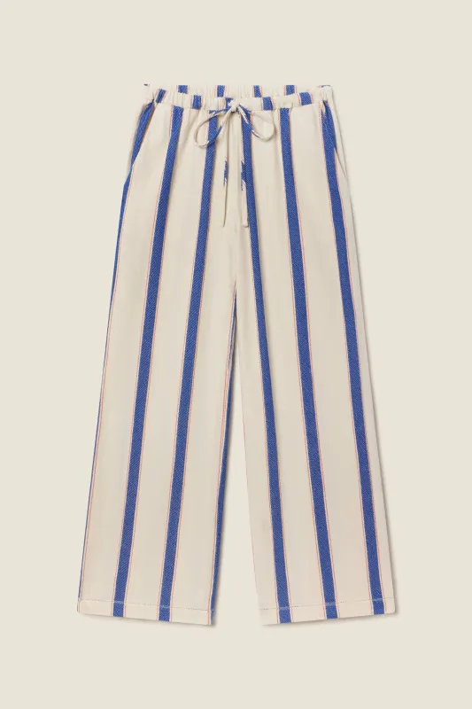Vera Pant Awning Stripe sold by Trovata