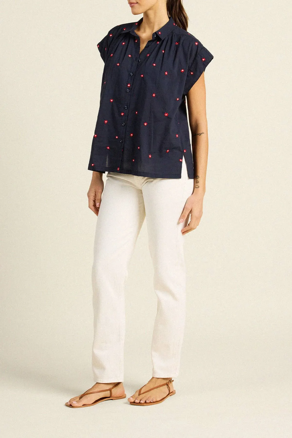 Della Shirt Daisy Dot sold by Trovata product image thumbnail 3