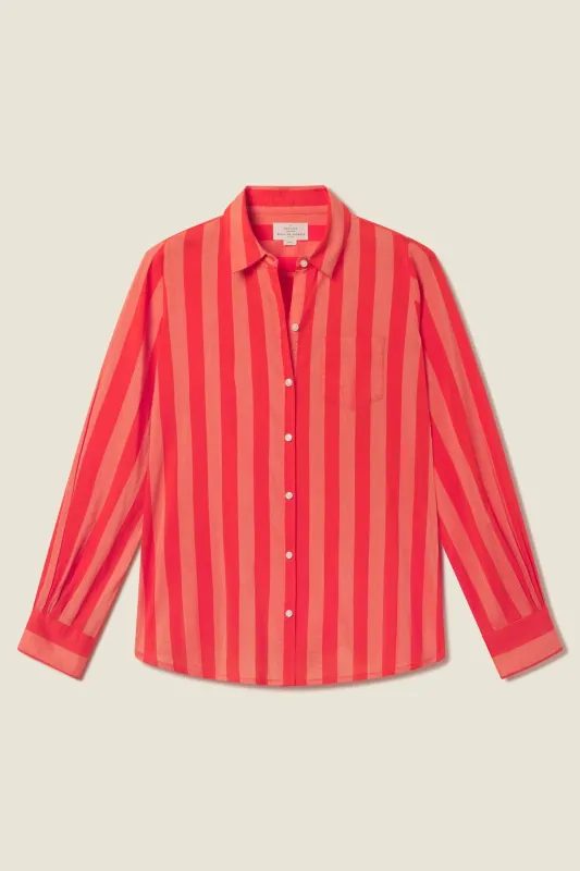 Blake Oversized Shirt Tonal Stripe sold by Trovata