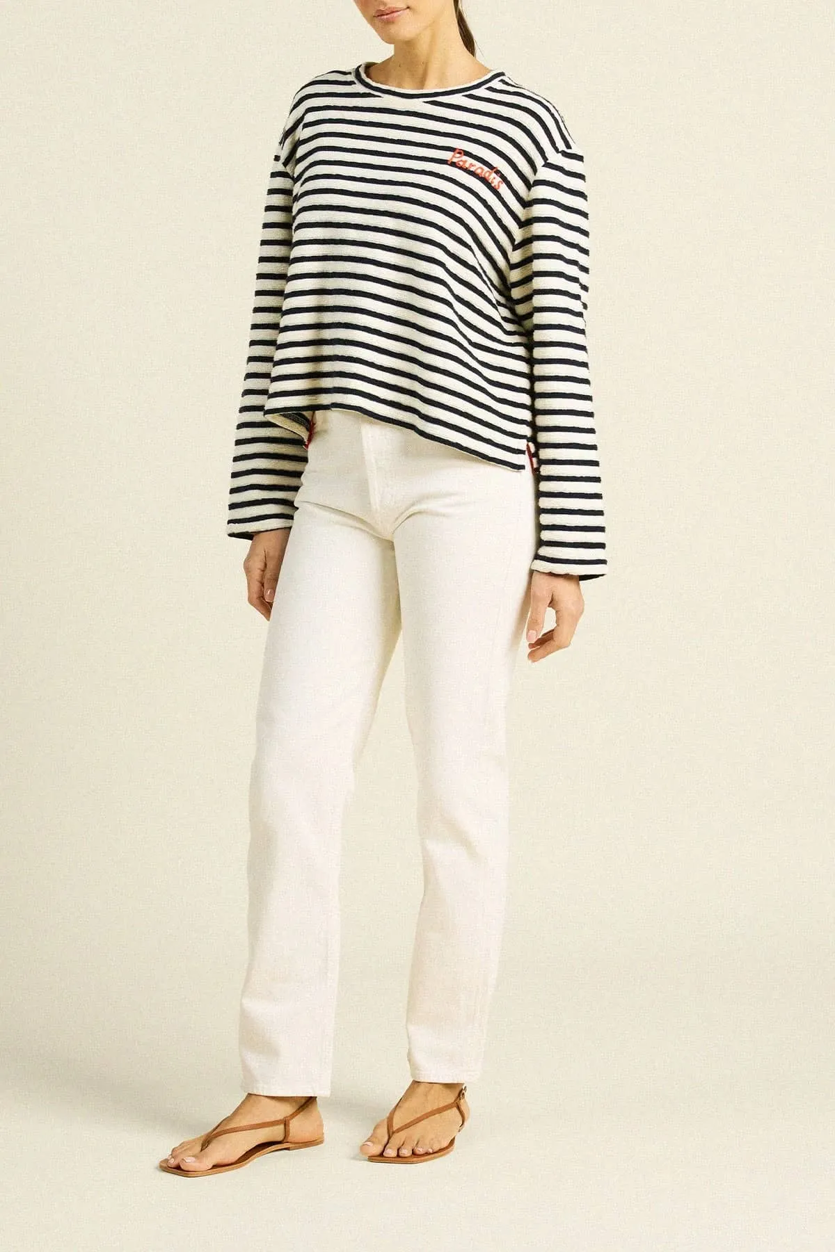 Leo Shirt Navy Stripe sold by Trovata product image thumbnail 4