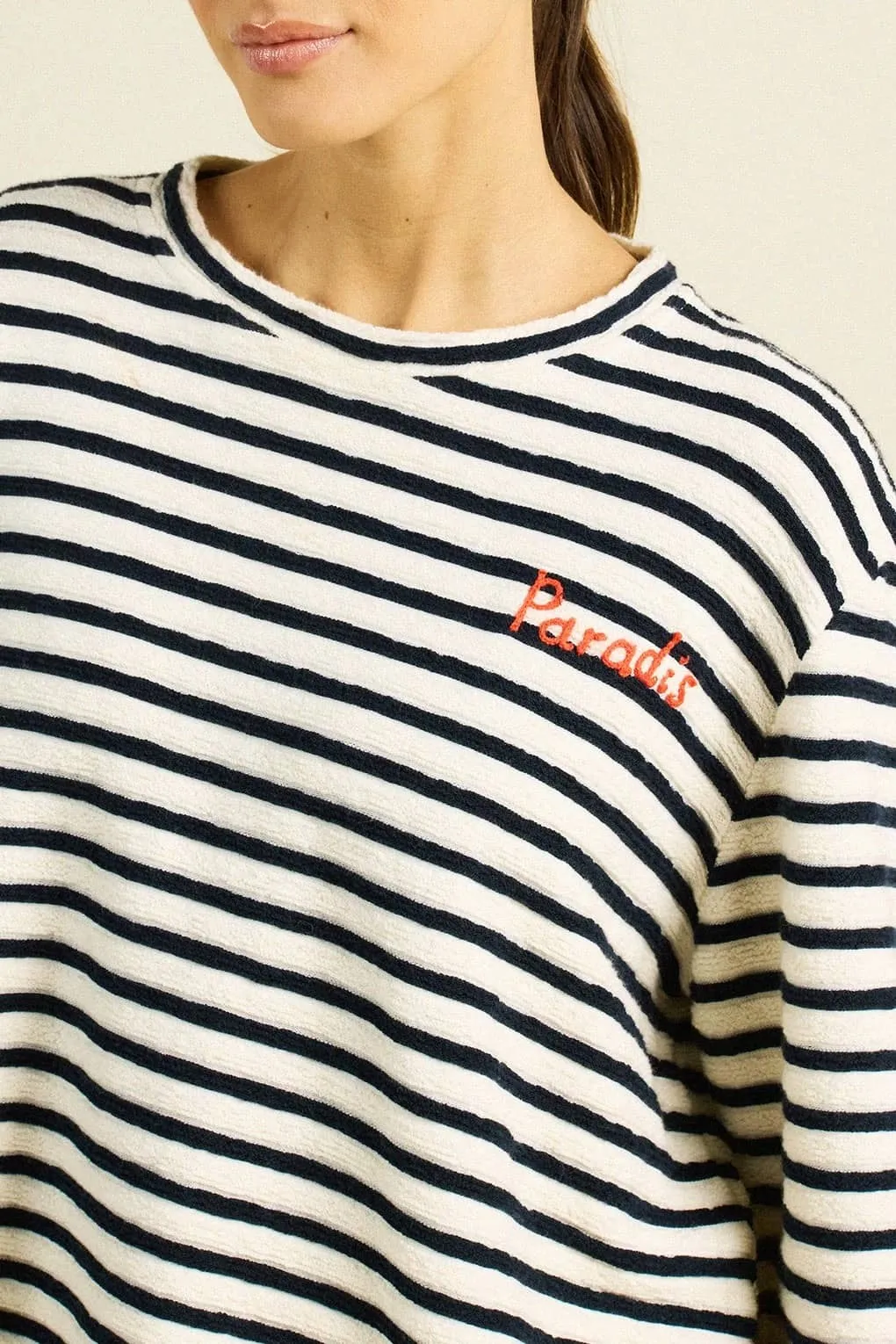 Leo Shirt Navy Stripe sold by Trovata product image thumbnail 2