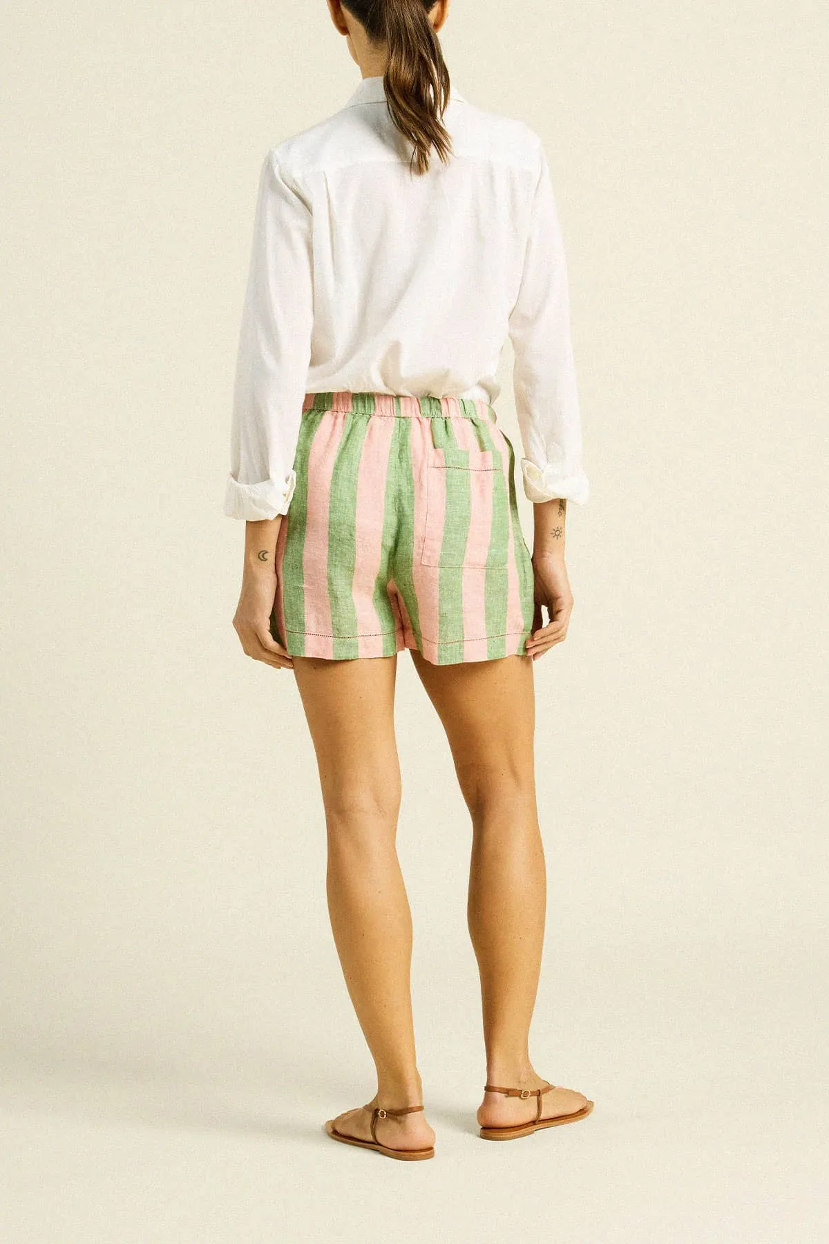 Charlie Short Watermelon Stripe sold by Trovata product image thumbnail 4