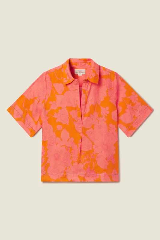 Cora Shirt Amberglow sold by Trovata