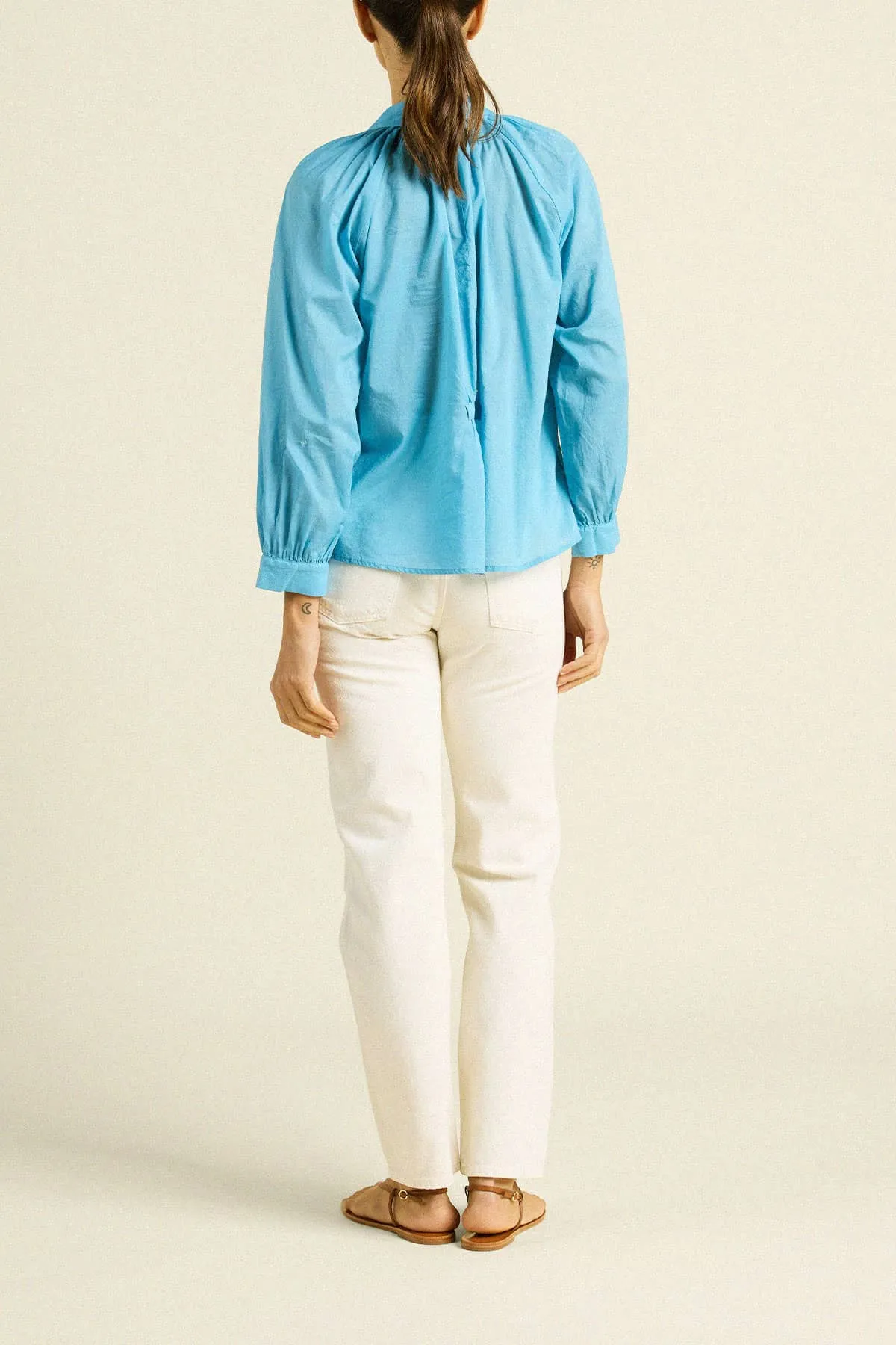 Mena Blouse Larkspur sold by Trovata product image thumbnail 5