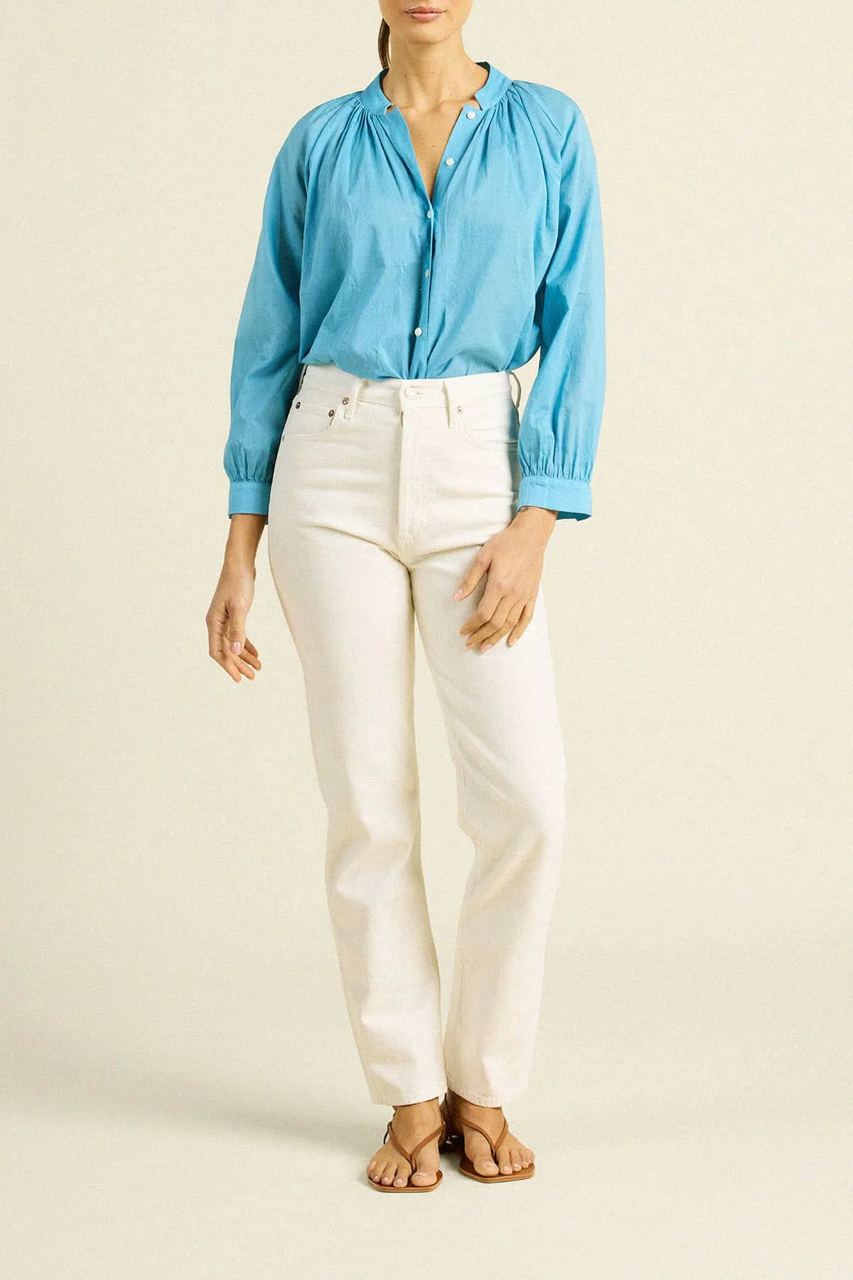 Mena Blouse Larkspur sold by Trovata product image thumbnail 3