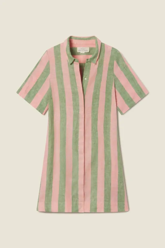 Dana Dress Watermelon Stripe sold by Trovata