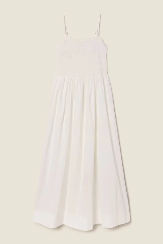 Carmen Dress White Poplin sold by Trovata
