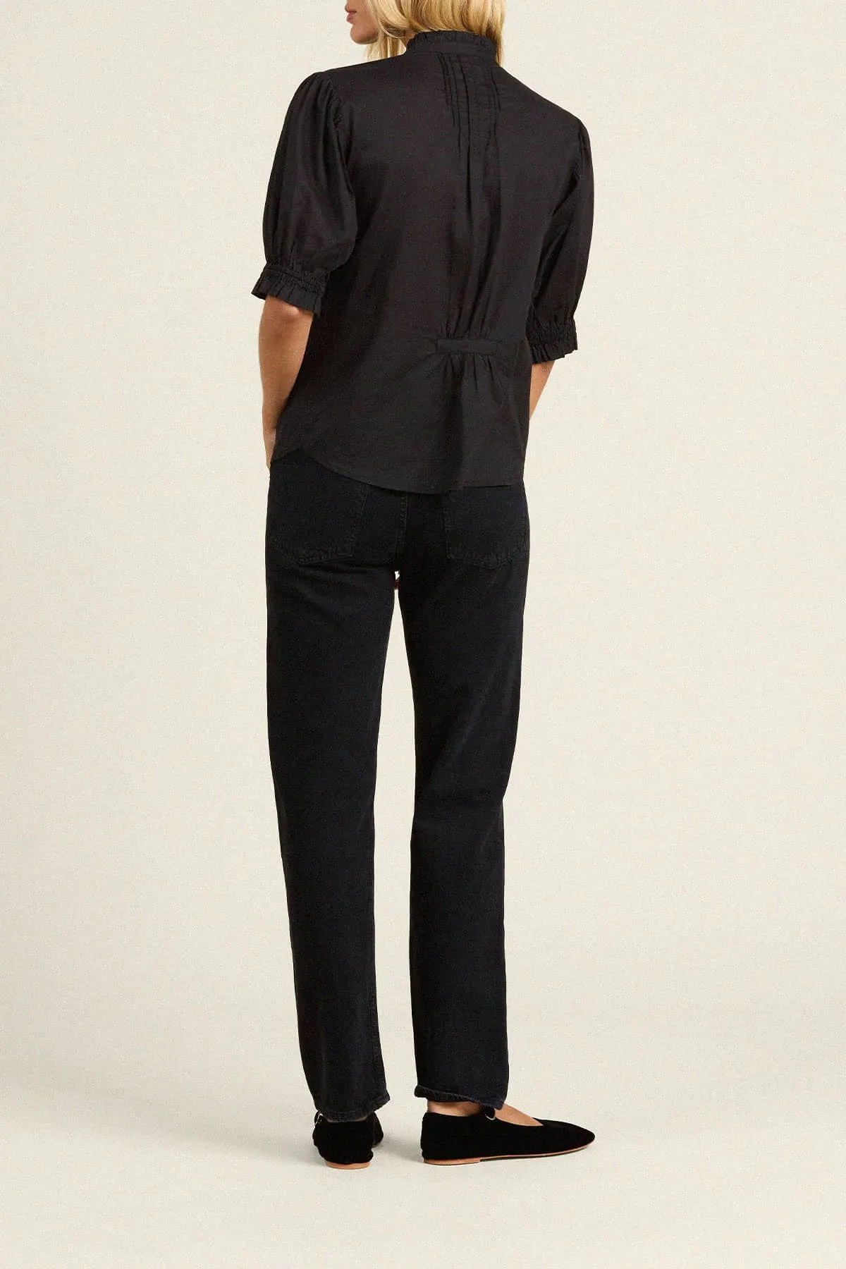 Eliza Blouse Black Voile sold by Trovata product image thumbnail 3