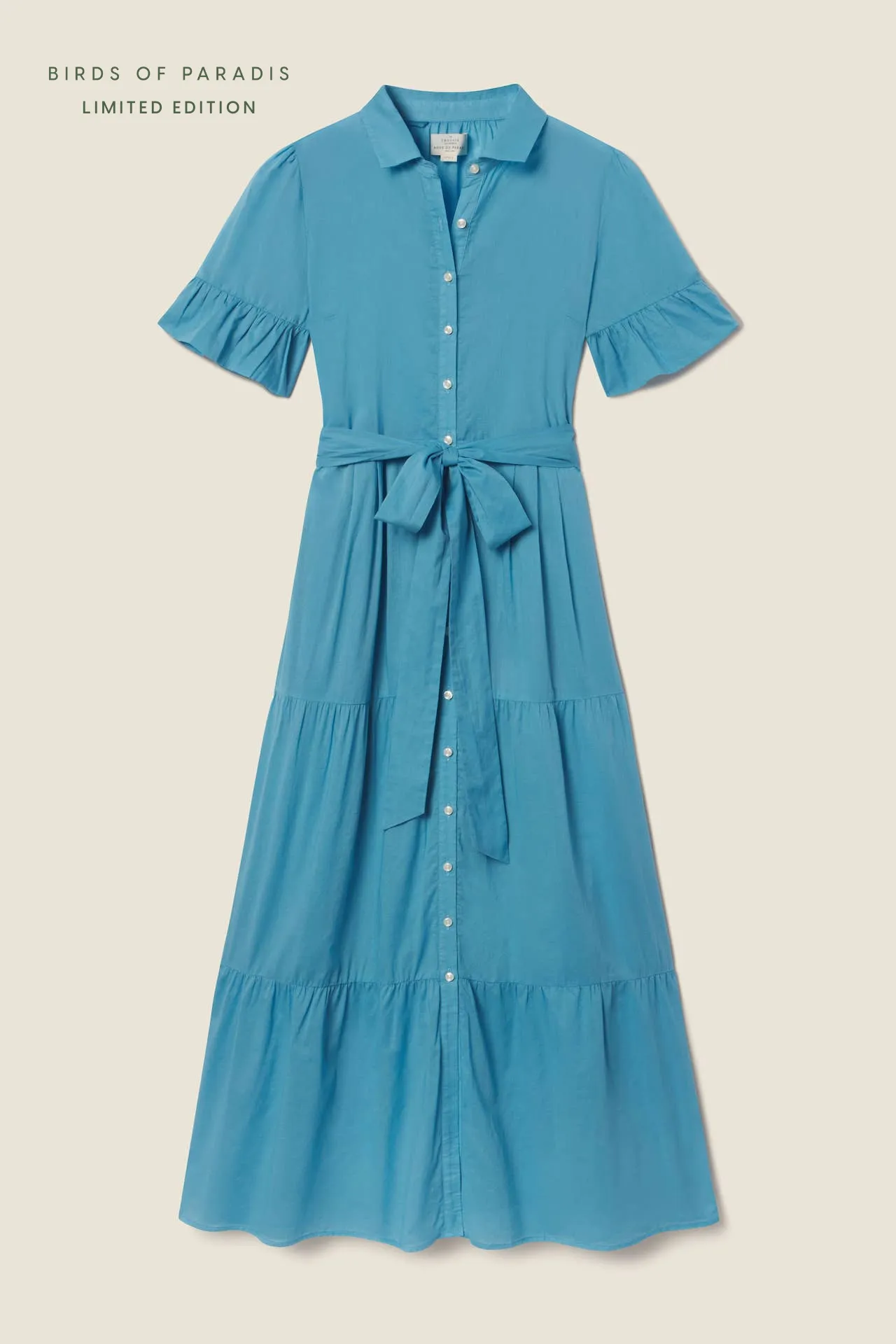 Martine Dress Larkspur sold by Trovata