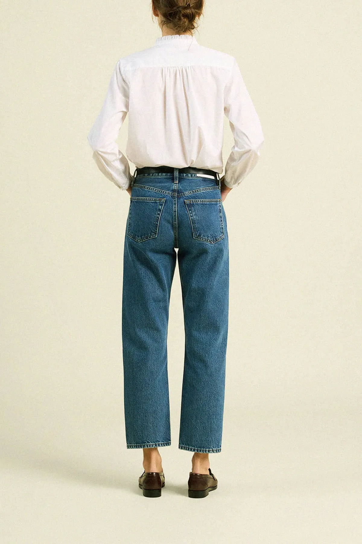 Helena Shirt White Poplin sold by Trovata product image thumbnail 5