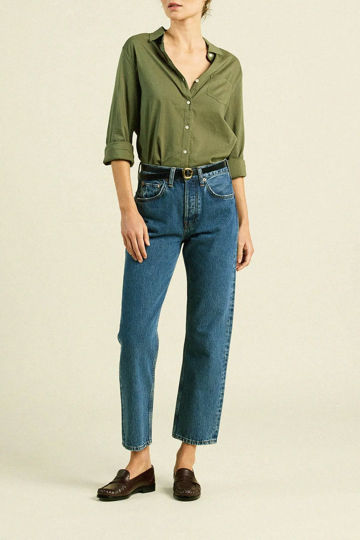 Grace Classic Shirt Olive sold by Trovata product image thumbnail 4