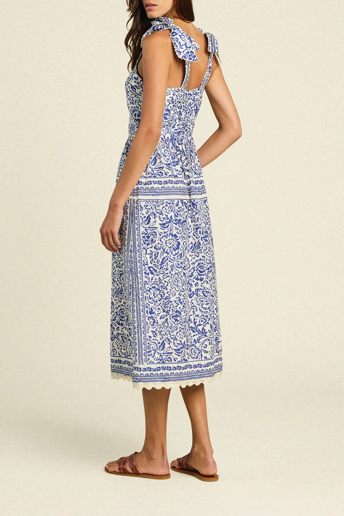 Alessia Dress Hydra Border sold by Trovata product image thumbnail 4