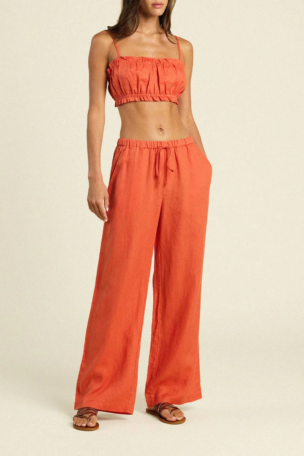 Vera Pant Dried Apricot sold by Trovata product image thumbnail 3