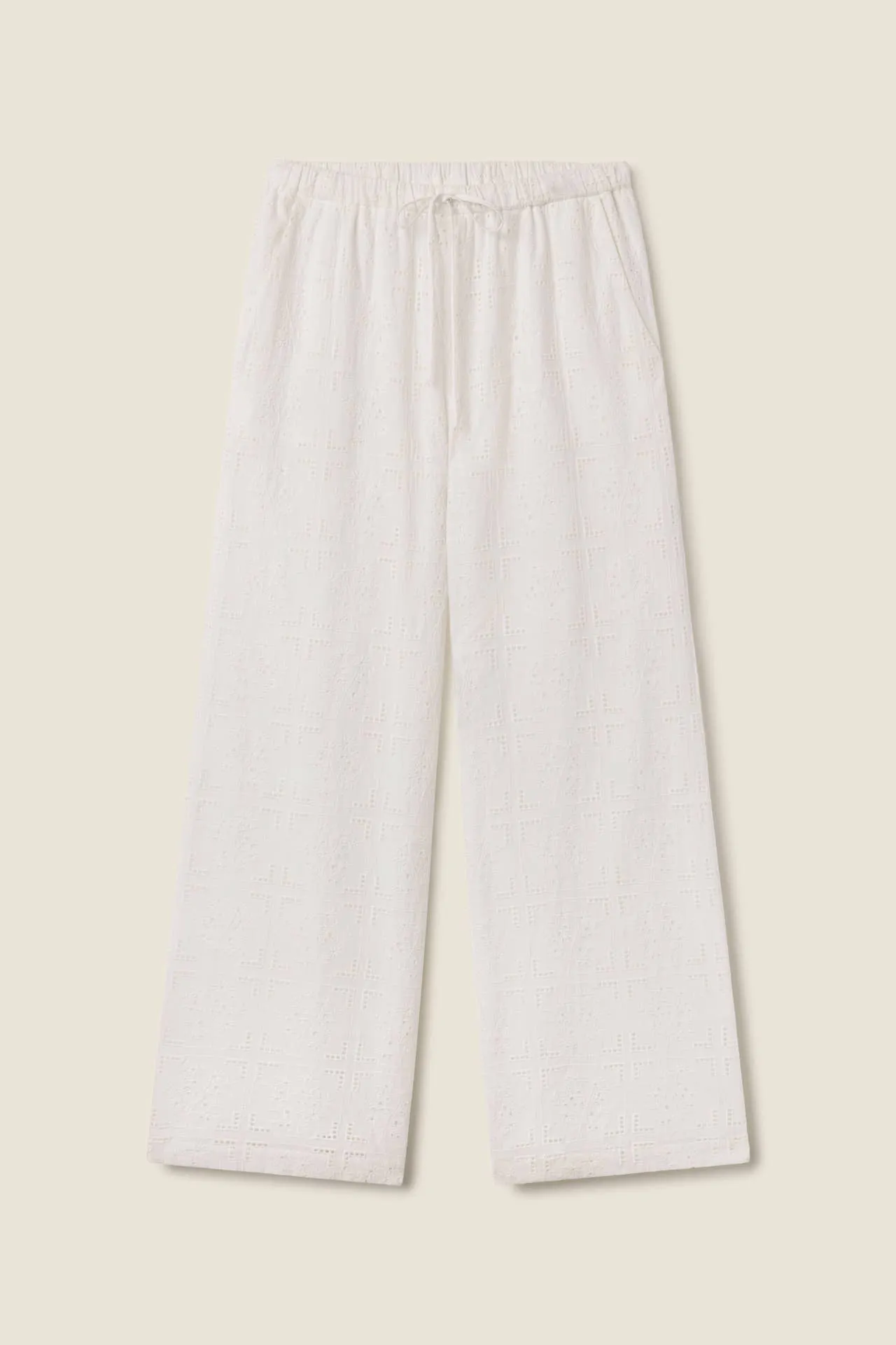 Vera Pant Handkerchief Eyelet sold by Trovata