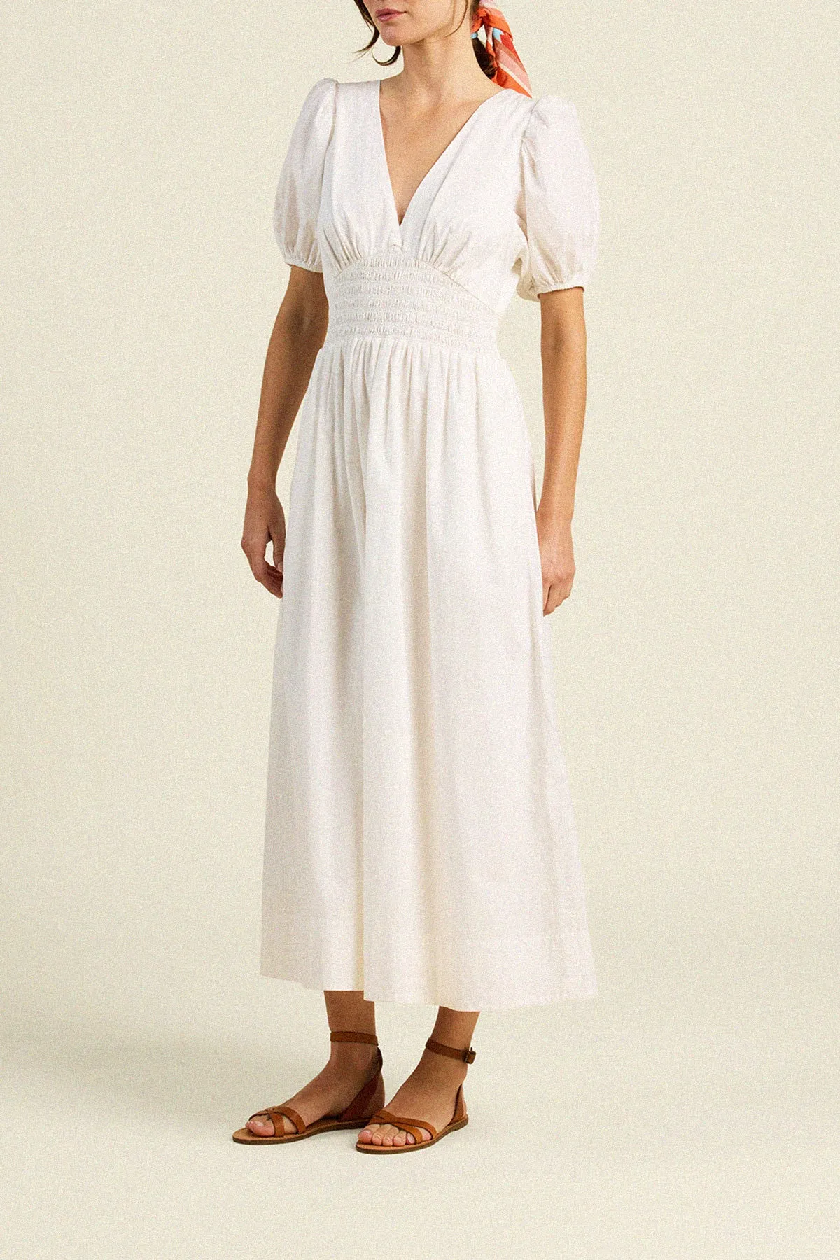 Sonia Dress White Poplin sold by Trovata product image thumbnail 5