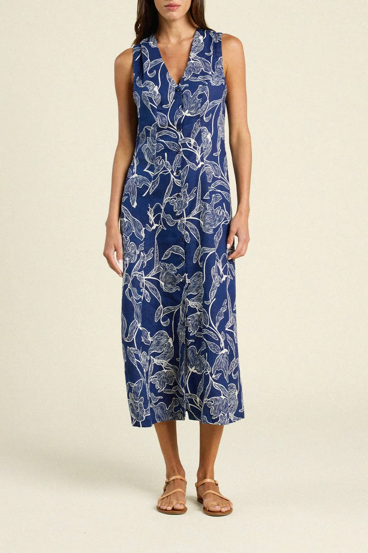 Eleonore Dress High Tide sold by Trovata product image thumbnail 2