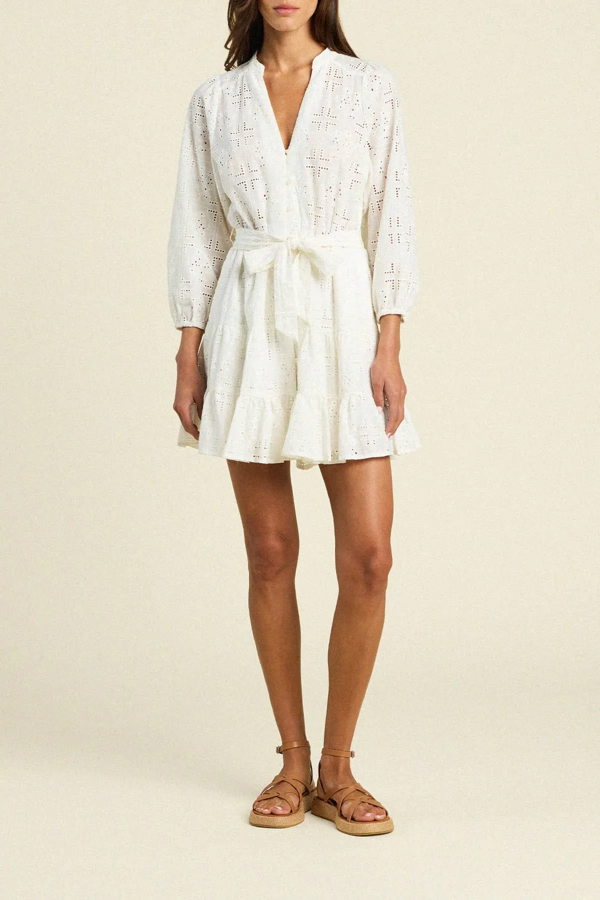 Celeste Dress Handkerchief Eyelet sold by Trovata product image thumbnail 3