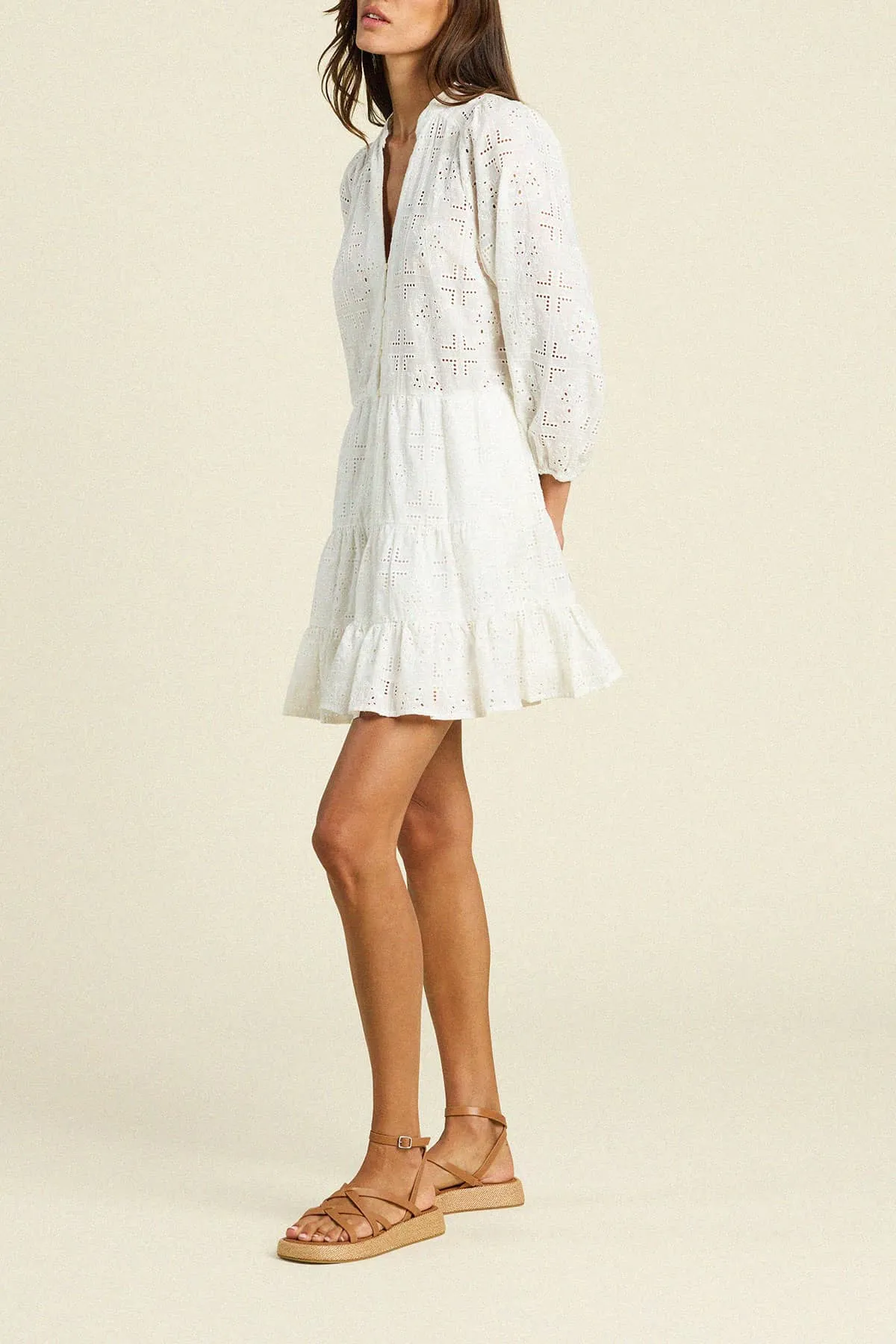 Celeste Dress Handkerchief Eyelet sold by Trovata product image thumbnail 4