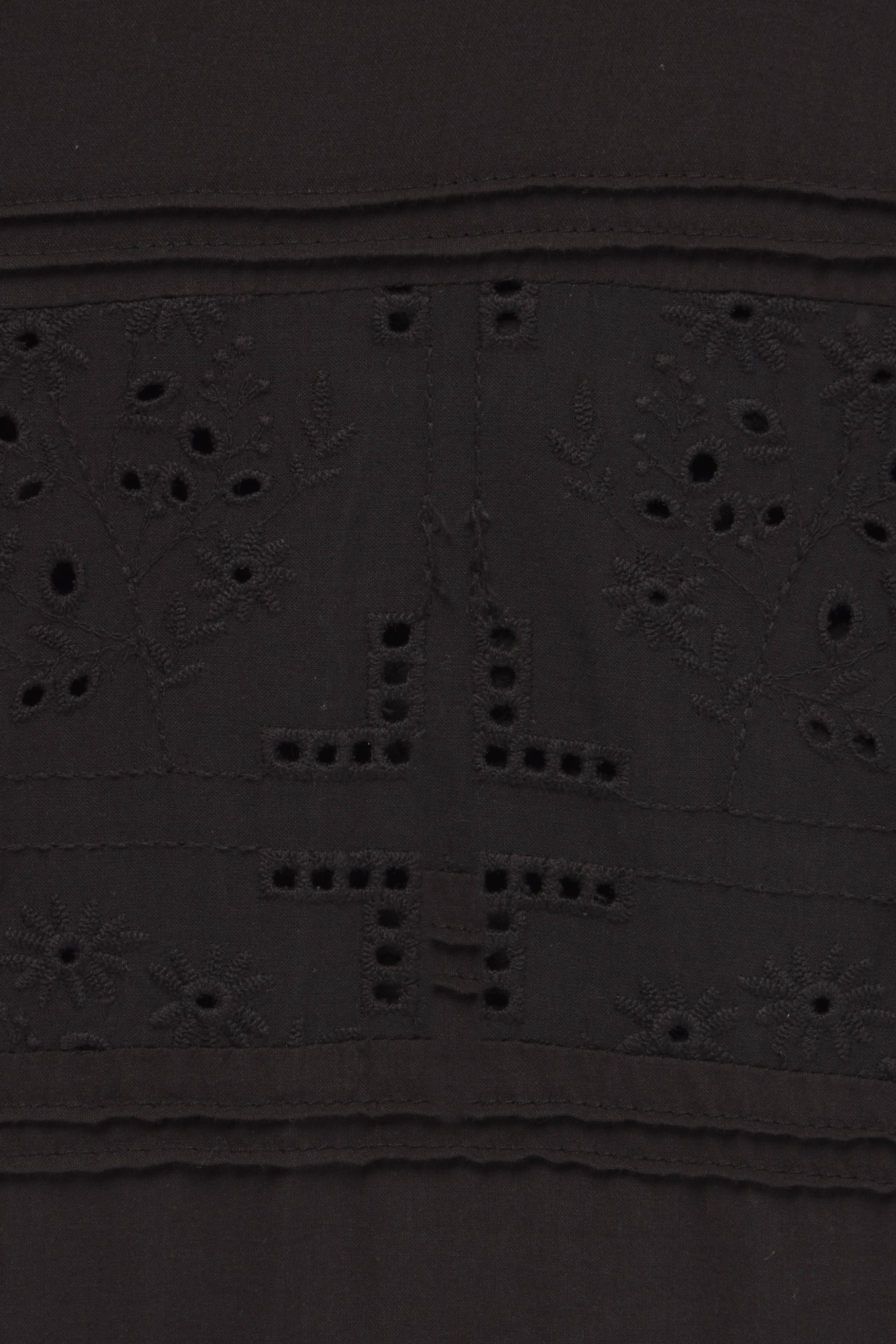 Loren Blouse Black Handkerchief Eyelet sold by Trovata product image thumbnail 5