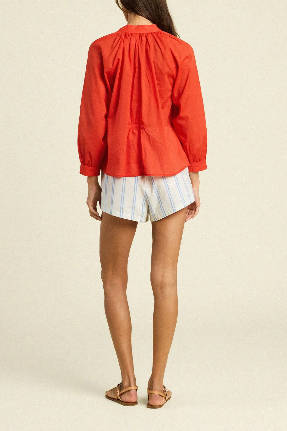 Mena Blouse Tomato Voile sold by Trovata product image thumbnail 4