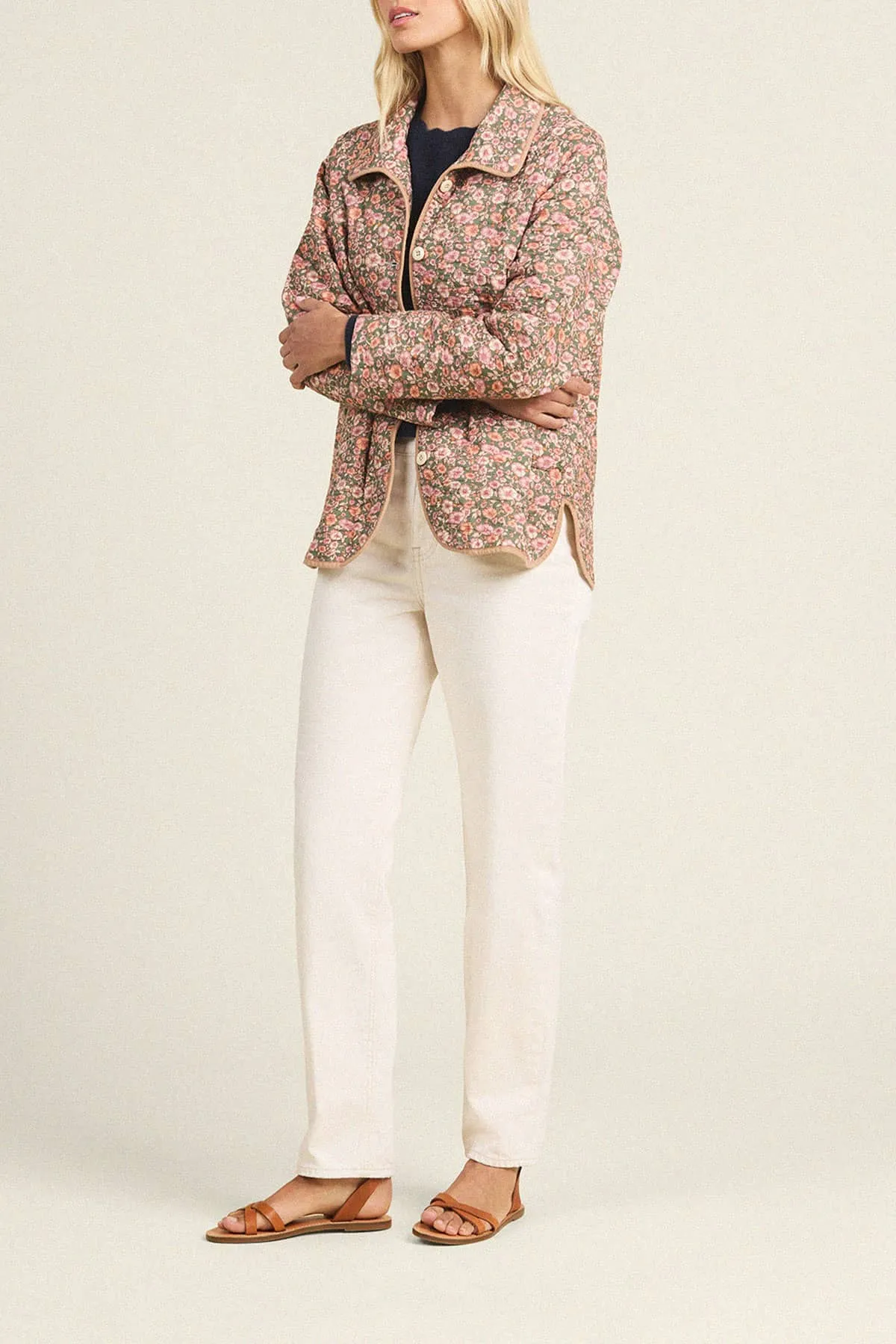 Ginny Quilted Jacket Marigold Mistral sold by Trovata product image thumbnail 4