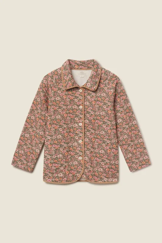 Ginny Quilted Jacket Marigold Mistral sold by Trovata