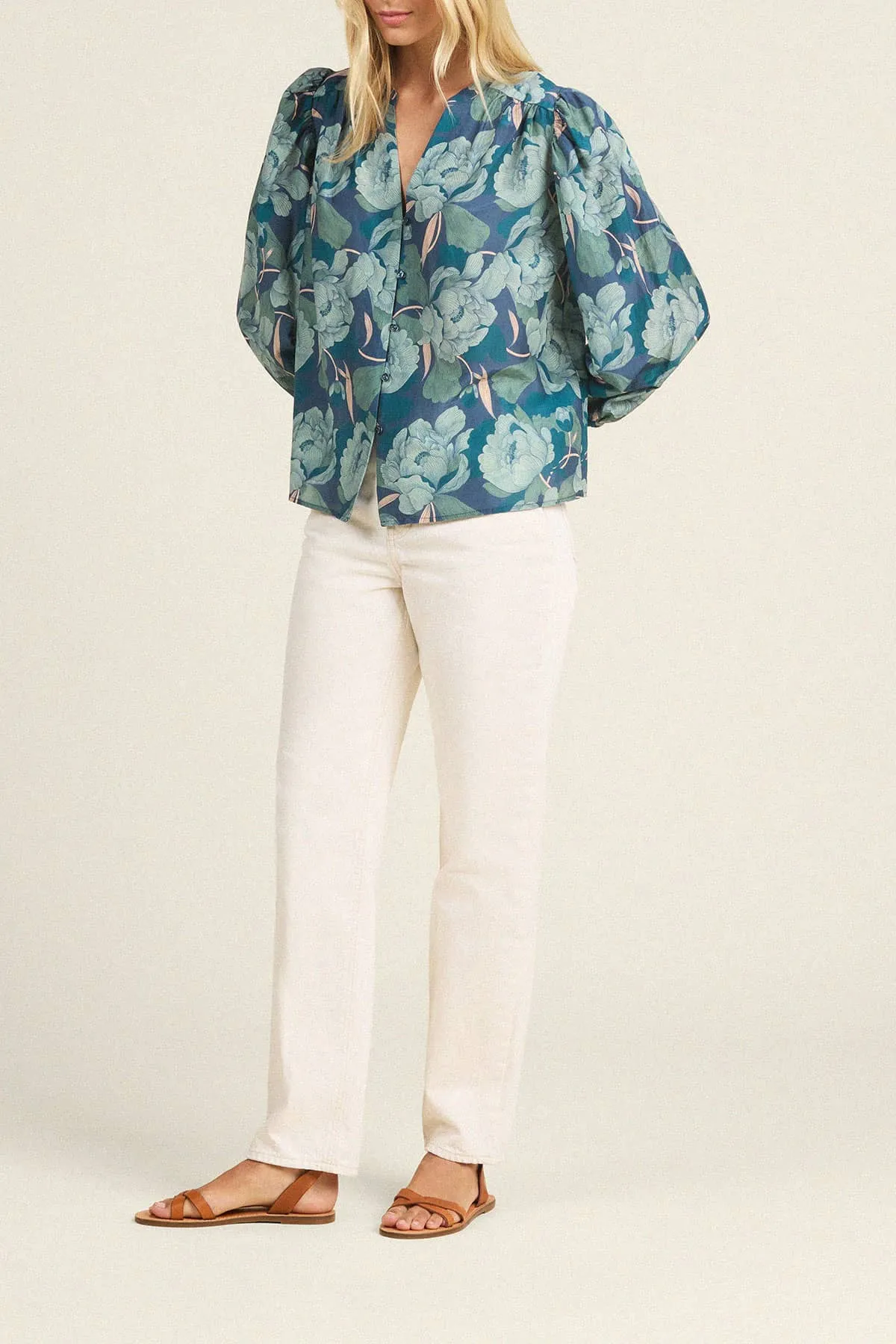 Maisey Blouse Hushed Shadow sold by Trovata product image thumbnail 3